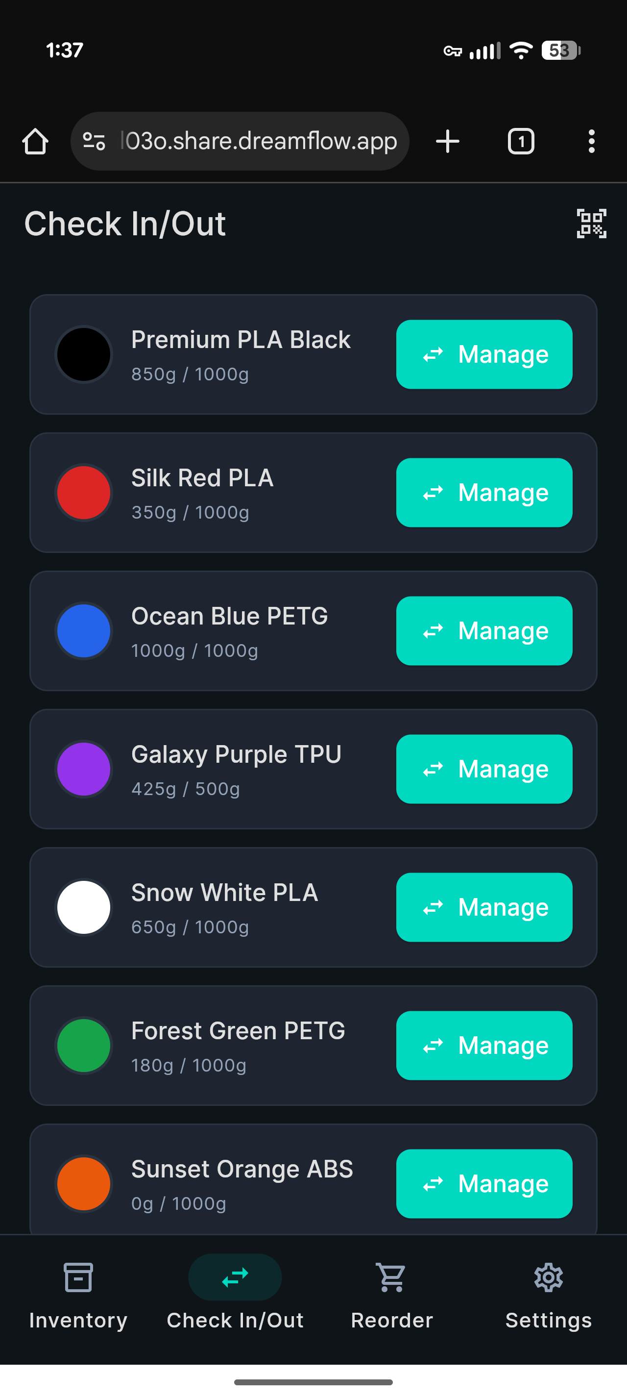 Printory material library
